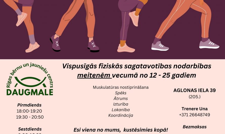 JAUNUMS! VFS un FITNESA nodarbības