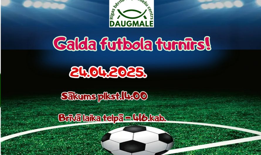 Brīvais laiks – Galda futbola turnīrs