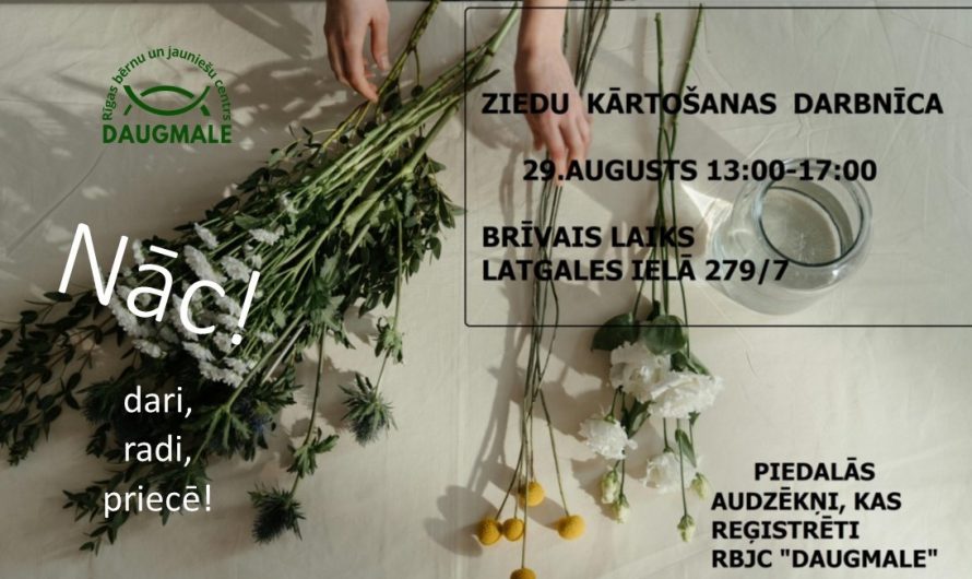 Ziedu kārtošanas darbnīca