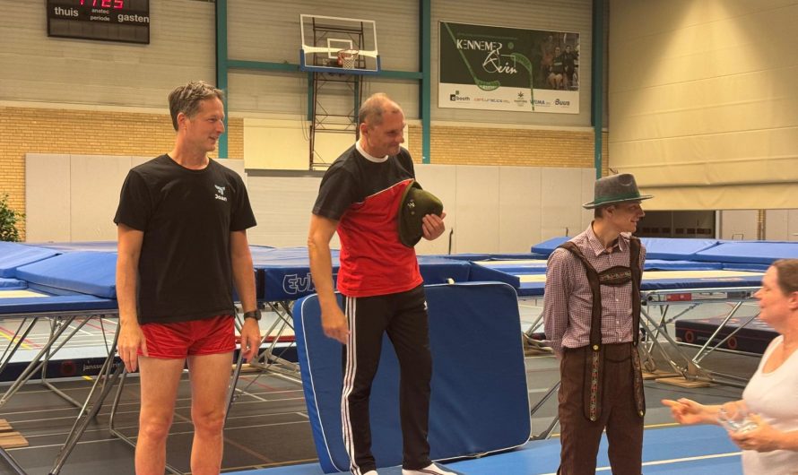 RBJC “Daugmale” treneris lēkšanā uz batuta Nīderlandē