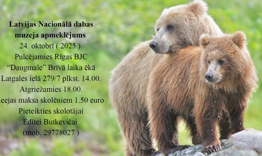 Latvijas Nacionālā dabas muzeja apmeklējums