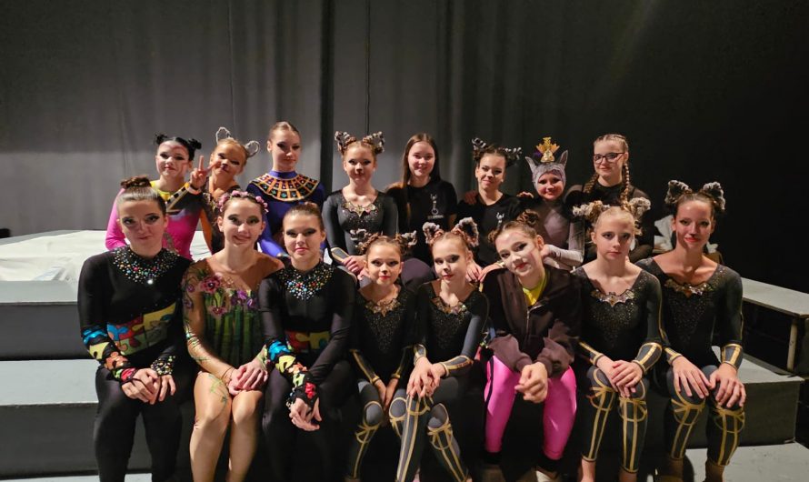 RBJC “Daugmale” akrobātikas studijas “Melanž” spožā uzstāšanās konkursā “NUMBER ONE”