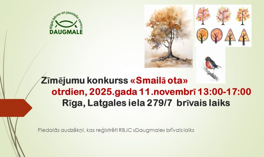 Zīmējumu  konkurss  „SMAILĀ  OTA”