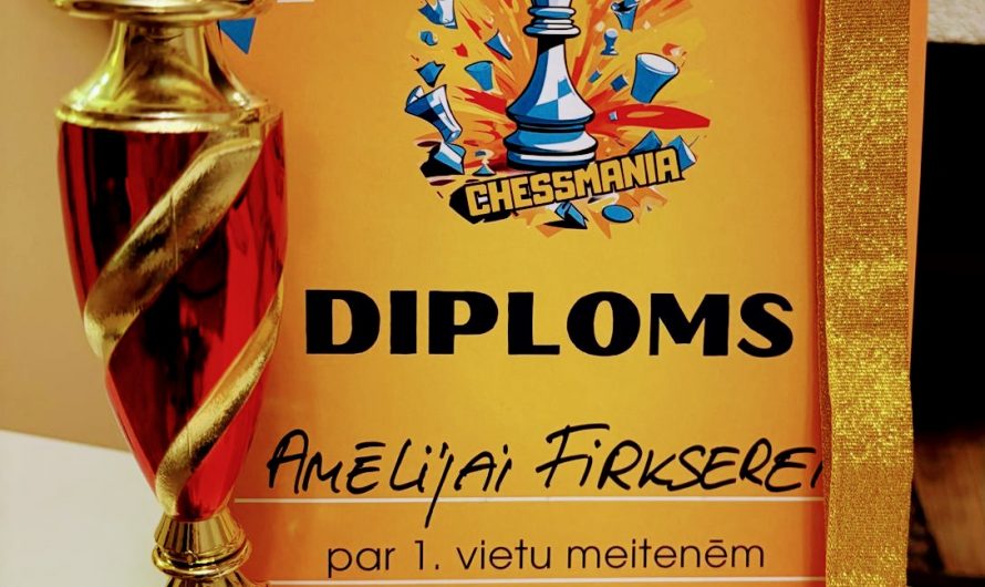 8 no 8 punktiem astoņgadīgai audzēknei