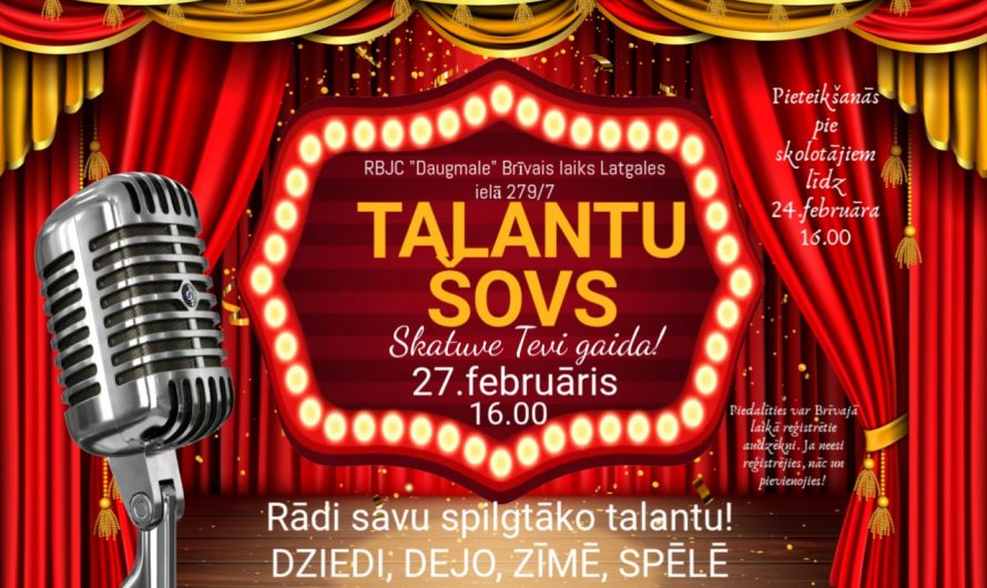 Talantu šovs atgriežas!