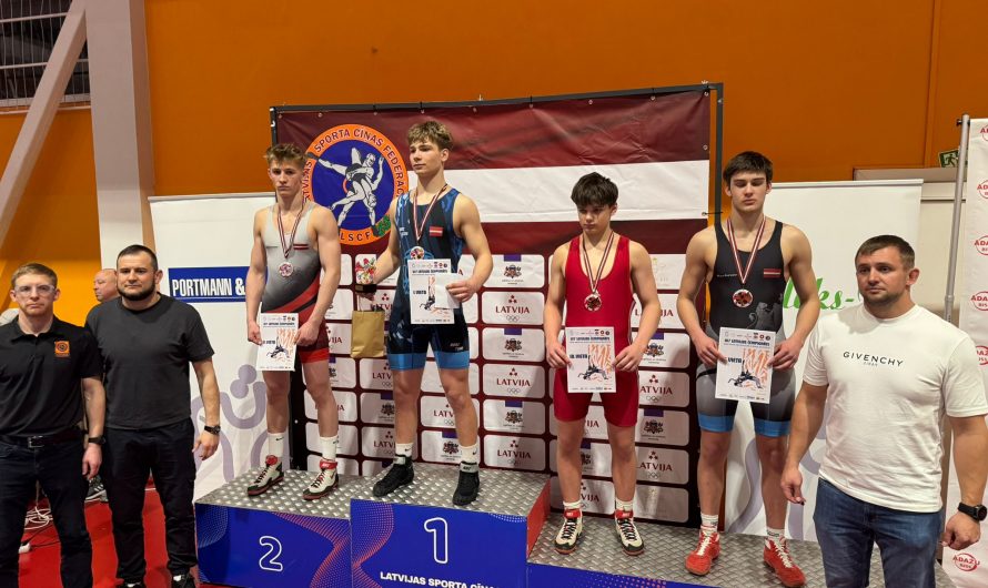 RBJC “Daugmale” jaunie cīkstoņi veiksmīgi startē Latvijas čempionātā