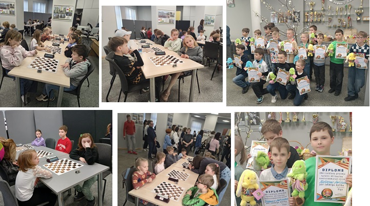 Rīgas namu apsaimniekotājs Lieldienu turnīrs jauniešiem 64 lauciņu dambretē