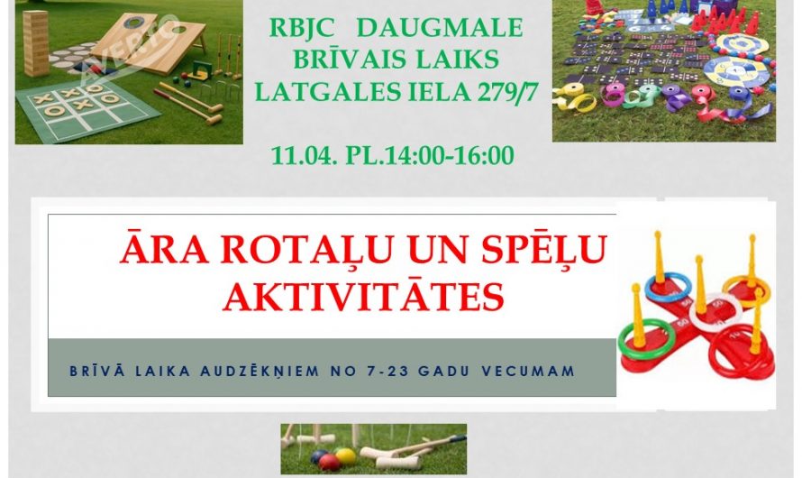 Āra rotaļu un spēļu aktivitātes