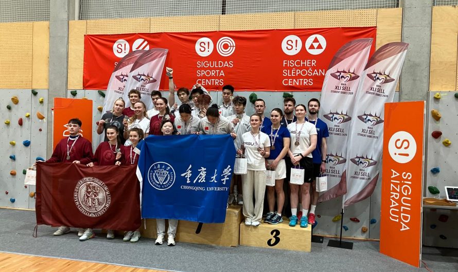 Rīgas BJC “Daugmale” badmintonisti izcīna bronzu XLI SELL Student Games Siguldā