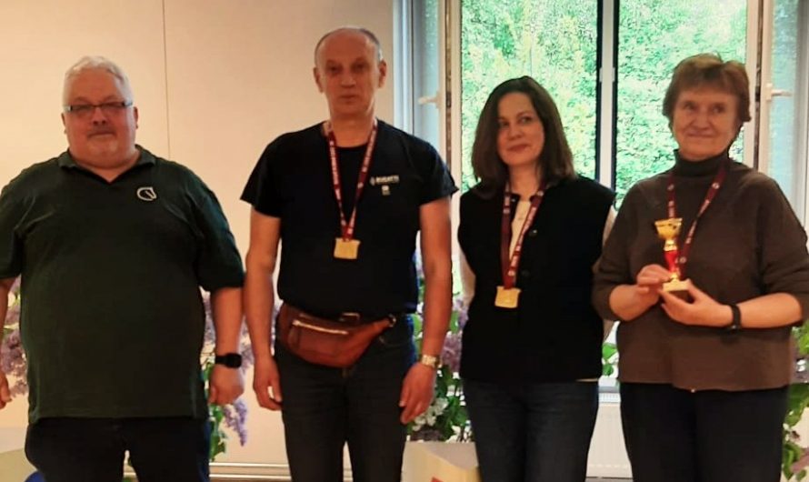 RBJC “Daugmale” šaha trenere Poļina Ni izcīnījusi uzvaru Latvijas veterānu sporta forumā