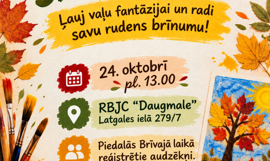 Radi savu unikālo rudens glezniņu!